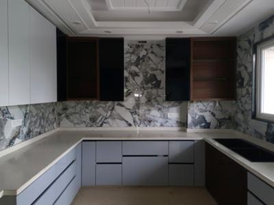 Kitchen Image of 2300 Sq.ft 4 BHK Builder Floor for sale in Aman Spring Valley Floors, Rohini Extension New Delhi for Rs. 33500000