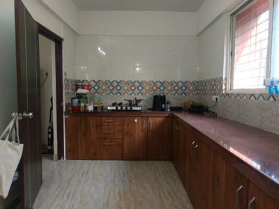 Kitchen Image of 1850 Sq.ft 3 BHK Apartment / Flat for rent in Wanowrie Pune for Rs. 42000
