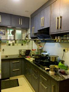 Kitchen Image of 1413 Sq.ft 2.5 BHK Apartment / Flat for rent in ABA Olive County, Vasundhara Ghaziabad for Rs. 37000
