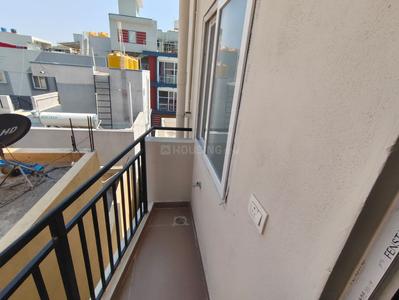 Balcony Image of 550 Sq.ft 1 BHK Independent House for rent in Marathahalli Bengaluru for Rs. 21000