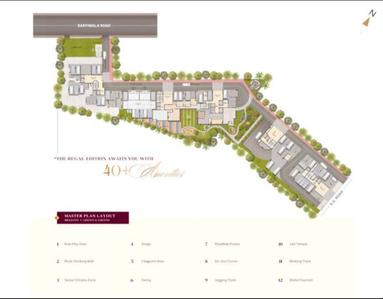 Image of 1451 Sq.ft 3 BHK Apartment / Flat for sale in Mesacon Greens, Andheri West, Mumbai for Rs. 54000000
