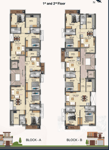 Image of 909 Sq.ft 2 BHK Apartment / Flat for sale in Nemilicherry, Chennai for Rs. 6000000