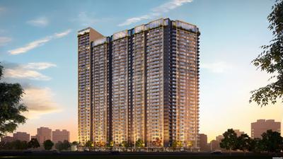 Image of 800 Sq.ft 2 BHK Apartment / Flat for sale in L And T Island Cove Tower 4, Mahim, Mumbai for Rs. 32000000