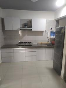 Kitchen Image of 1106 Sq.ft 2 BHK Apartment / Flat for rent in Orchid Blues, Shela Ahmedabad for Rs. 34000
