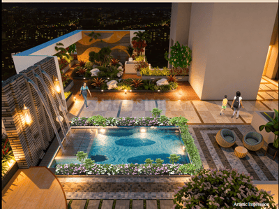 Image of 1664 Sq.ft 3 BHK Apartment / Flat for sale in Vardhaman Skysymphony, Wakad, Pune for Rs. 14800000