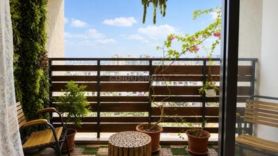 Balcony Image of 1057 Sq.ft 3 BHK Apartment / Flat for sale in Arvind Skylands, Nehru Nagar Bengaluru for Rs. 12500000