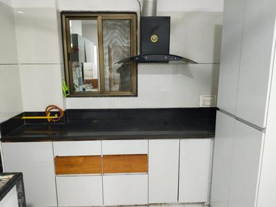 Kitchen Image of 1200 Sq.ft 3 BHK Apartment / Flat for rent in Bhayli Vadodara for Rs. 25000