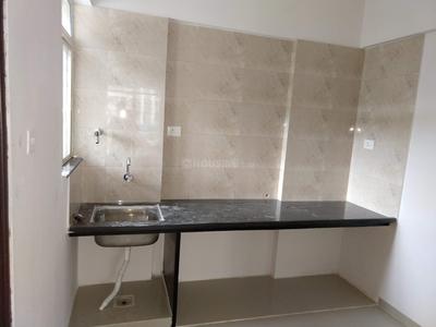 Kitchen Image of 647 Sq.ft 1 BHK Apartment / Flat for sale in DR Gavhane Destination Ostia Bldg A, Moshi Pune for Rs. 4100000
