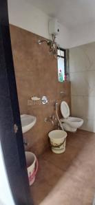 Bathroom Image of 575 Sq.ft 1 BHK Apartment / Flat for rent in Unnati Woods Phase 7, Kasarvadavali Thane for Rs. 25000