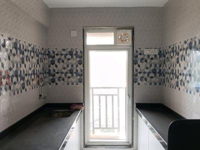 Kitchen Image of 450 Sq.ft 1 BHK Apartment / Flat for rent in Raunak Bliss, Kasarvadavali Thane for Rs. 26000