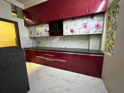 Kitchen Image of 1000 Sq.ft 2 BHK Builder Floor for rent in Mahalakshmi Nagar Indore for Rs. 18000