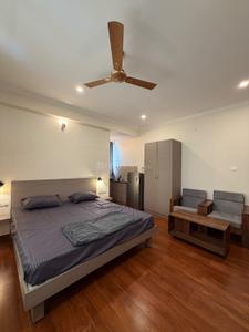 Bedroom Image of 600 Sq.ft 1 RK Apartment / Flat for rent in Thanisandra Bengaluru for Rs. 20000