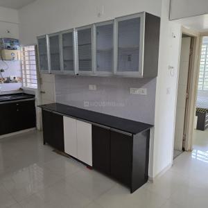 Kitchen Image of 1800 Sq.ft 3 BHK Apartment / Flat for rent in Koteshwar Ahmedabad for Rs. 25000