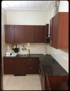 Kitchen Image of 900 Sq.ft 2 BHK Builder Floor for rent in Lajpat Nagar New Delhi for Rs. 53000