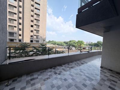Balcony Image of 824 Sq.ft 3 BHK Apartment / Flat for sale in Ashwamegh Elite, Sargasan Gandhinagar for Rs. 7900000