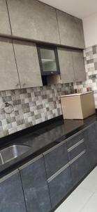 Kitchen Image of 1040 Sq.ft 2 BHK Apartment / Flat for rent in Fenkin Belleza, Kasarvadavali Thane for Rs. 35000