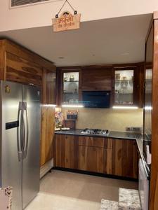 Kitchen Image of 1380 Sq.ft 2 BHK Apartment / Flat for rent in Supertech Supernova, Sector 94 Noida for Rs. 67000