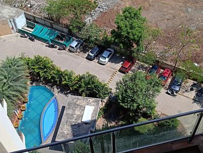 Balcony Image of 1200 Sq.ft 2 BHK Apartment / Flat for rent in Thergaon Pune for Rs. 27000