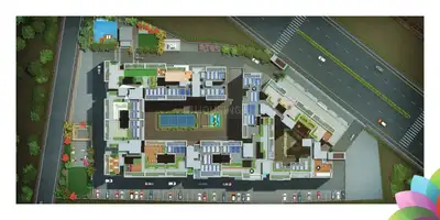 Image of 950 Sq.ft 3 BHK Apartment / Flat for sale in Global Platinum City Light, Moshi, Pune for Rs. 7100000
