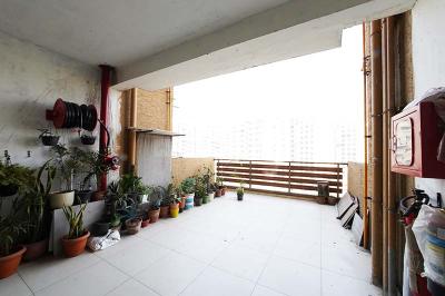 Balcony Image of 1188 Sq.ft 2 BHK Apartment / Flat for sale in Gota Ahmedabad for Rs. 9500000