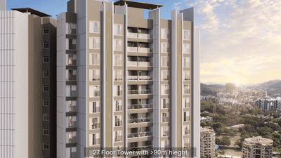 Image of 1757 Sq.ft 3 BHK Apartment / Flat for sale in M Soul Strings Wing B, Pashan, Pune for Rs. 23500000