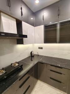 Kitchen Image of 900 Sq.ft 2 BHK Builder Floor for rent in Lajpat Nagar New Delhi for Rs. 75000