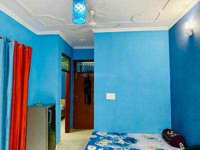Bedroom Image of 950 Sq.ft 1 BHK Builder Floor for rent in RHO I Greater Noida for Rs. 19000