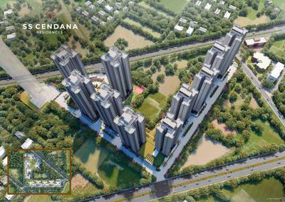Image of 1850 Sq.ft 3 BHK Apartment / Flat for sale in SS Cendana Residences, Sector 83, Gurgaon for Rs. 19500000