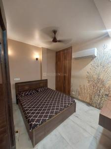 Bedroom Image of 500 Sq.ft 1 BHK Builder Floor for rent in Patel Nagar New Delhi for Rs. 22000