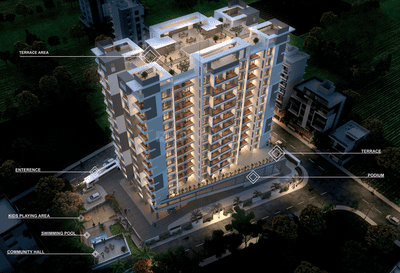 Image of 1104 Sq.ft 2 BHK Apartment / Flat for sale in Manish Nagar, Nagpur for Rs. 5000000