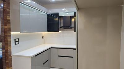 Kitchen Image of 950 Sq.ft 3 BHK Apartment / Flat for sale in Saarthi Affordable Floors, Uttam Nagar New Delhi for Rs. 6900000
