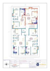 Floor Plan Image of 1004 Sq.ft 2 BHK Apartment / Flat for sale in Anakaputhur Chennai for Rs. 5770000