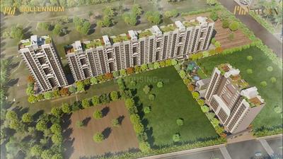 Image of 1150 Sq.ft 2 BHK Apartment / Flat for sale in Millennium Falcon, Tathawade, Pune for Rs. 8000000