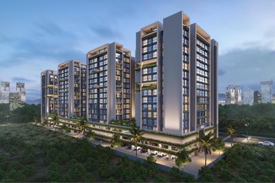 Image of 1150 Sq.ft 2 BHK Apartment / Flat for sale in Sai Vrindavan, Panvel, Navi Mumbai for Rs. 12900000