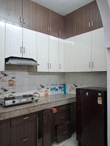 Kitchen Image of 670 Sq.ft 1 BHK Builder Floor for rent in Bindapur New Delhi for Rs. 19000