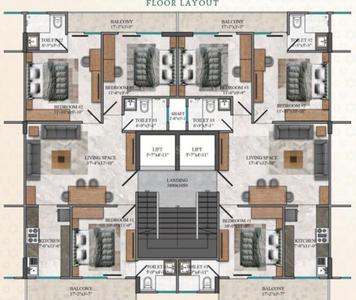Image of 1587 Sq.ft 3 BHK Builder Floor for sale in Hercules Grace Resilviaa, Sector 78, Gurgaon for Rs. 19000000