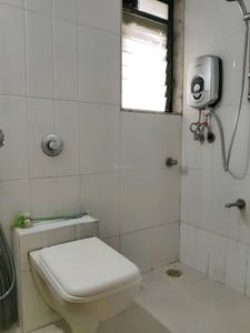 Common Bathroom Image of 533 Sq.ft 1 BHK Apartment / Flat for rent in Kasarvadavali Thane for Rs. 22000