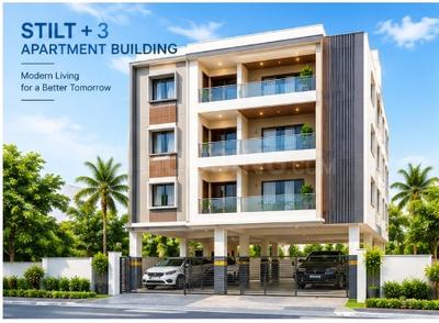 Image of 865 Sq.ft 2 BHK Apartment / Flat for sale in Virugambakkam, Chennai for Rs. 8412000