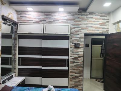 Bedroom Image of 530 Sq.ft 1 BHK Apartment / Flat for rent in Puraniks Tokyo Bay, Kasarvadavali Thane for Rs. 20000