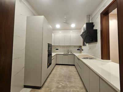 Kitchen Image of 1953 Sq.ft 3 BHK Builder Floor for rent in Uday Park New Delhi for Rs. 200000