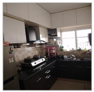 Kitchen Image of 818 Sq.ft 2 BHK Apartment / Flat for sale in Kalyanpur Kanpur for Rs. 4990000