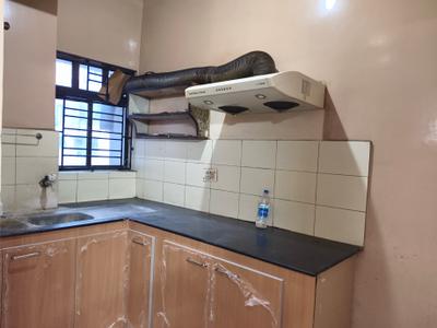 Kitchen Image of 1100 Sq.ft 3 BHK Apartment / Flat for rent in Diamond City West, Sarsuna Kolkata for Rs. 25000