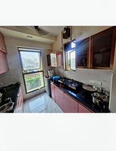 Kitchen Image of 550 Sq.ft 1 BHK Apartment / Flat for rent in Raymond Realty Ten X Habitat, Thane West Thane for Rs. 37000