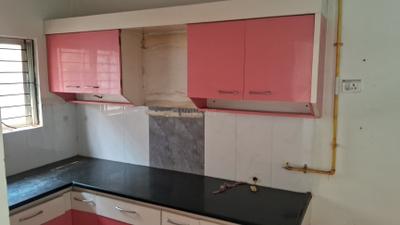 Kitchen Image of 1312 Sq.ft 3 BHK Apartment / Flat for rent in Landmark Radhe Regency, Hukma Khedi Indore for Rs. 16000