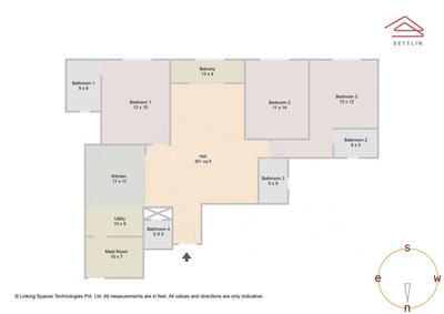 Image of 2022 Sq.ft 3 BHK Apartment / Flat for sale in Purva Atmosphere by Puravankara Limited, Thanisandra, Bengaluru for Rs. 35500000