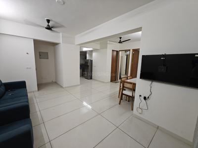 Hall Image of 815 Sq.ft 3 BHK Apartment / Flat for rent in A Shridhar Kaveri Soham, Shilaj Ahmedabad for Rs. 35000