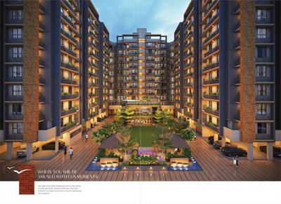 Image of 1850 Sq.ft 3 BHK Apartment / Flat for sale in Skypark, South Bopal, Ahmedabad for Rs. 8100000