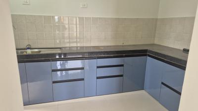 Kitchen Image of 1398 Sq.ft 3 BHK Apartment / Flat for rent in Shapoorji Pallonji Joyville Sensorium, Maan Pune for Rs. 32500