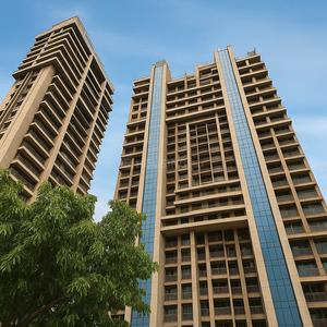 Image of 1400 Sq.ft 3 BHK Apartment / Flat for rent in Runwal Sanctuary, Mulund West, Mumbai for Rs. 71000