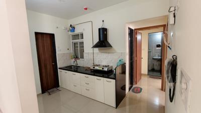 Kitchen Image of 800 Sq.ft 1 BHK Apartment / Flat for rent in Kolte Patil Life Republic Sector R5 5th Avenue Canvas Phase II, Punawale Pune for Rs. 26000